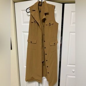 Calvin Klein Sleveless Trench Coat